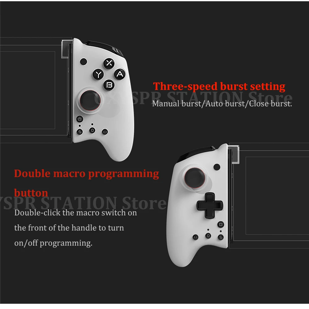 MOBAPAD M6 Gemini Game Console Controller for Nintendo Switch Joycon Left Right Handle Grip for Nintend Switch OLED Gamepad