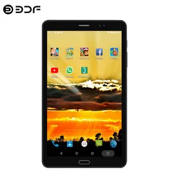 BDF – tablette PC de 8 pouces, Android 7.0, 4G, Quad Core, 1280x800 IPS, 2 go de RAM, 32 go de ROM, double caméra, type c, Version russe 