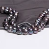Black Natural Baroque Pearls Beads Bulk Nuggets Freshwater Round Potato Button Coin Pearls For Jewelry DIY Making 14