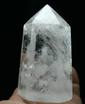 

Natural transparent quartz crystal Obelisk wand cures 400-450g