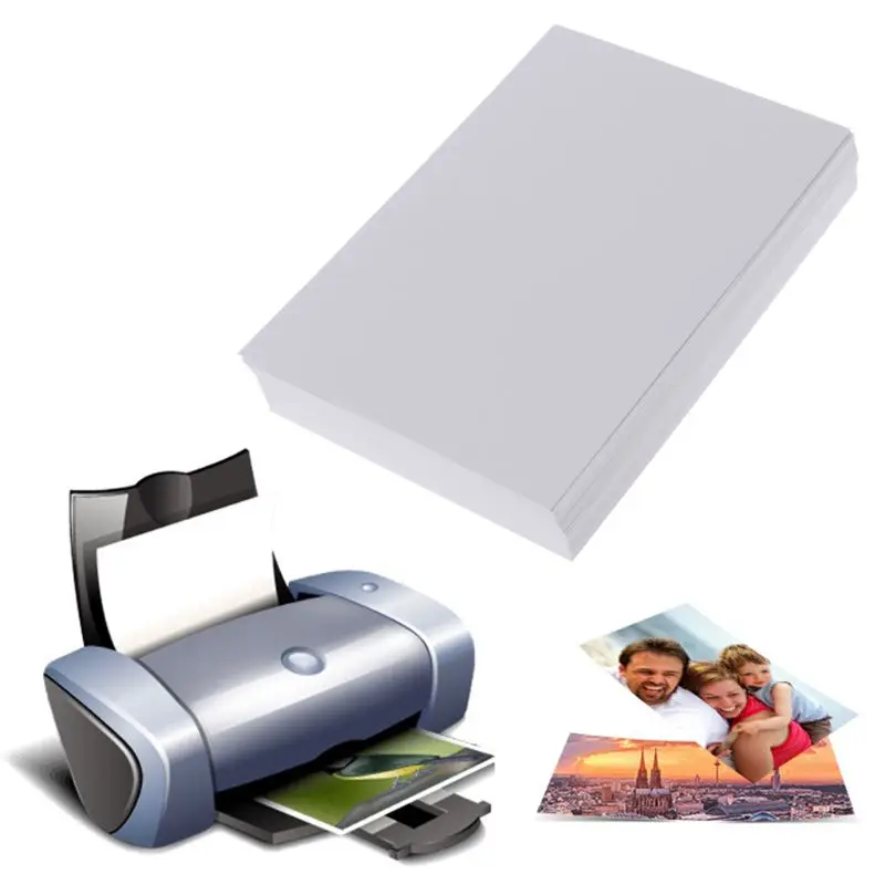 100 листов 3R Глянцевая Фотобумага для струйных принтеров фото студия фотограф изображений Печать Бумага