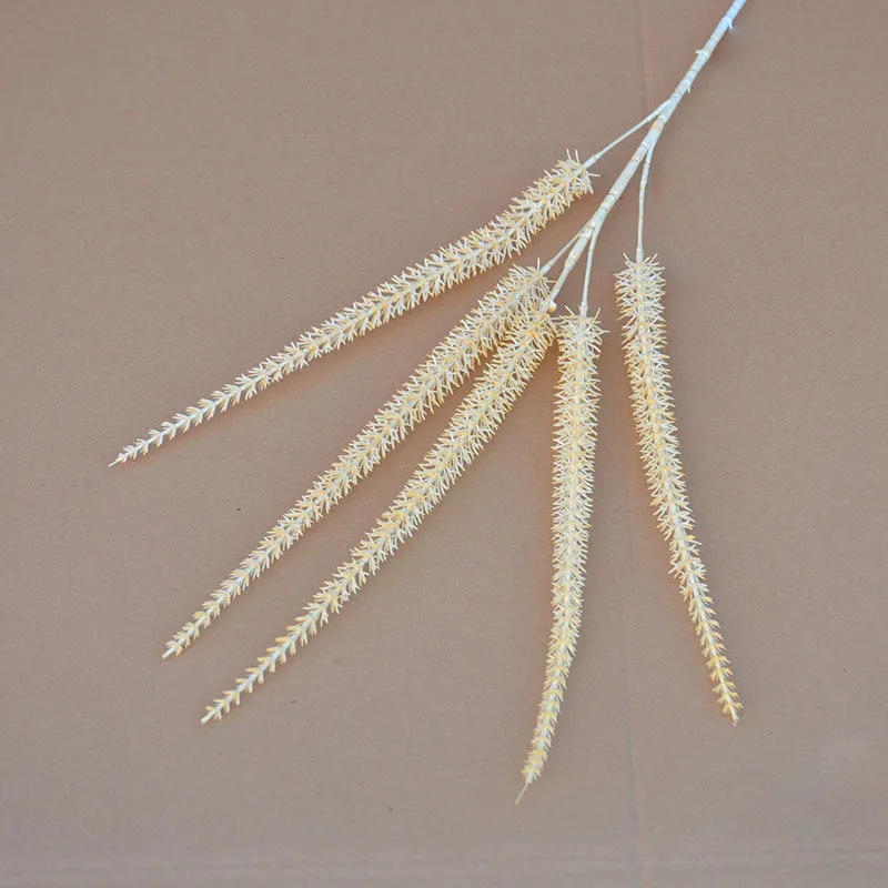 JAROWN Champagne Wedding DIY Flower Material Artificial Plant Leaves Maple Leaf Eucalyptus Fern Grass Home Decoration (13)