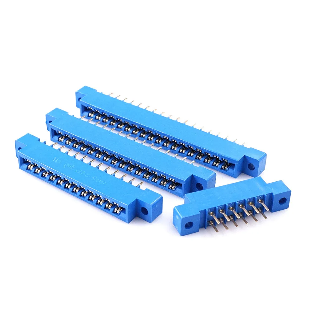 Conector de Flange 805 com Borda de Cartão Conector de 3.96 mm Passo 12 16 20 24 30 36 44 56 72 Pinos Pcb Dourado Ranhura de Dedo Dip