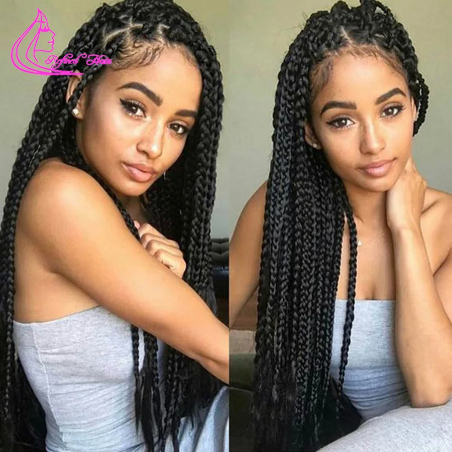 Refined Hair Medium Box Braids Crochet Synthetic Braiding Hair