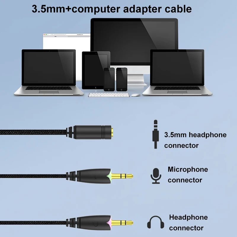 Kids Wired Headphone 85DB Safe Volume Headset with Microphone for Lerning Game Earphone Boys Girls Birthday Gifts