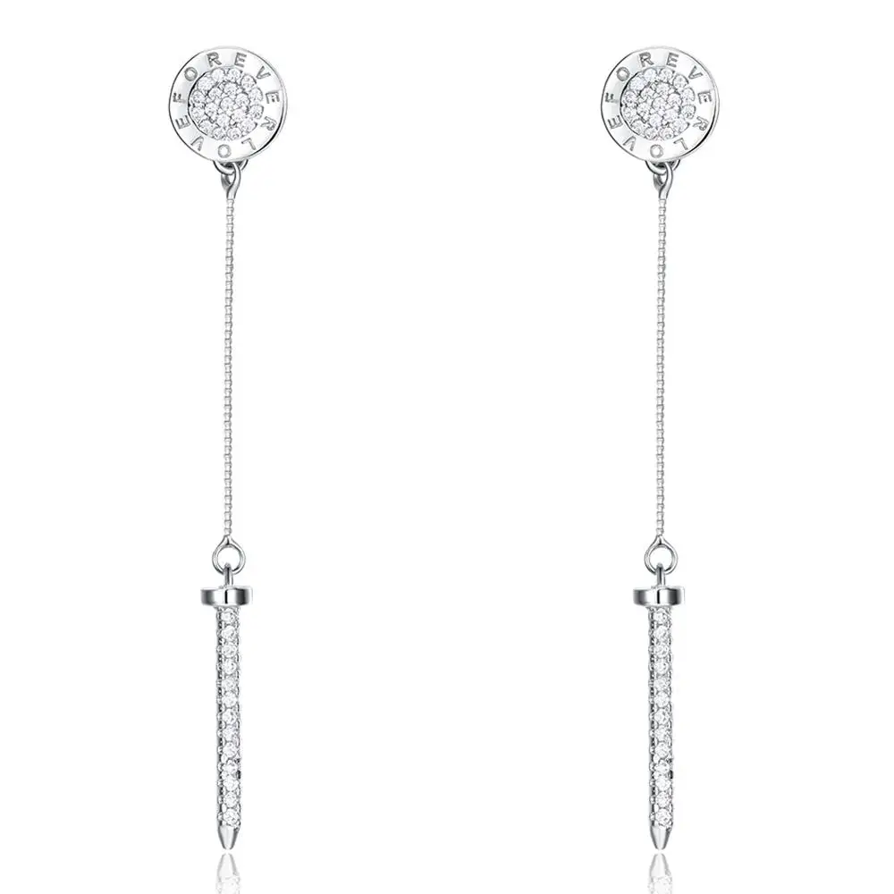 

T1117 flash Earring Brilliant Gold plating Temperament Female Accessories Wedding Jewelry