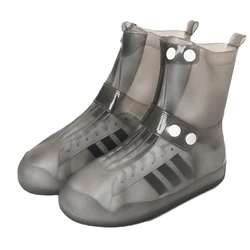 Couvre chaussures en Silicone épais pour hommes et femmes, bottes de pluie, couvre chaussures d'extérieur, antidérapantes, réutilisables 