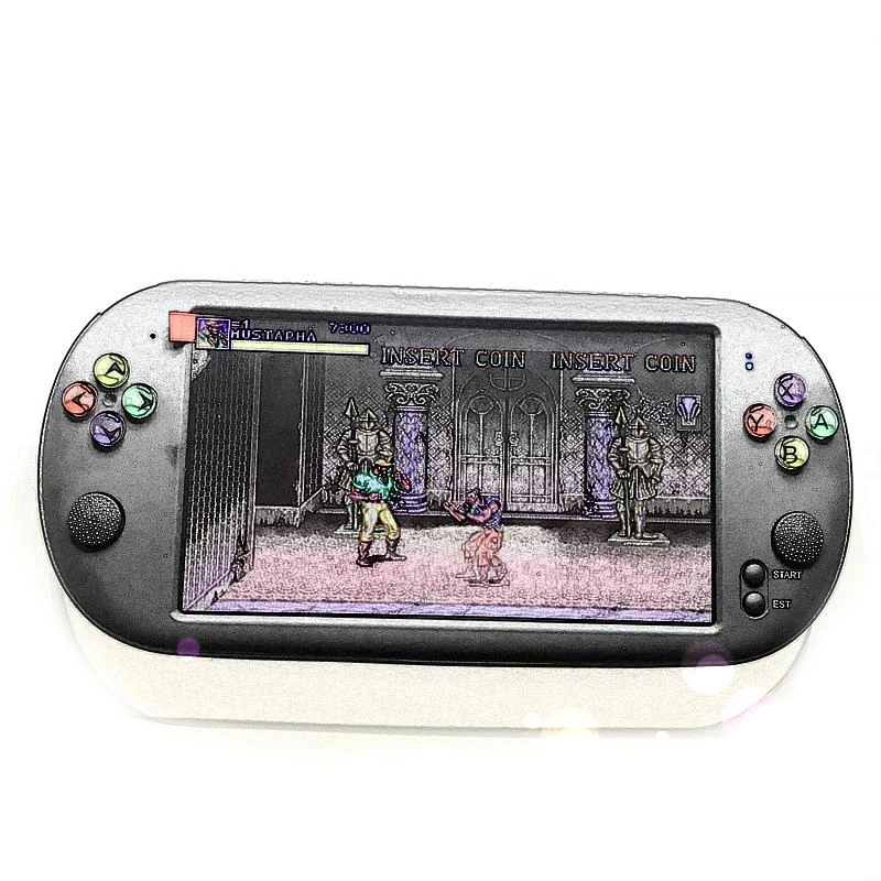  Hot Powkiddy 7 Inch Game Console Portable Support For Neogeo Arcade Video Games With 1500 Free Retr