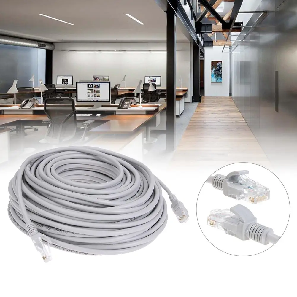 High-Speed Ethernet Cable - Durable RJ45 Network LAN Cord for Seamless Connectivity