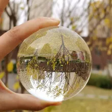 6/7/8 см фотографии путешествия делать снимки с украшением в виде кристаллов объектив свадебной вечеринки Упаковка Сумка Стекло шары для дома Свадебные украшения