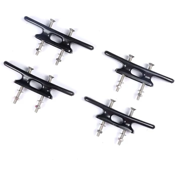 

New Arrival-Nylon Cleats Boat Dock Kayak Black with Fasteners Boating Hardware Deck Hardware