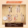 NEW Cosmetic Makeup Set Air Cushion Finishing Powder Face Powder Pearly Lustre Eyeliner Non-Stick Cup 3 colors Lipstick Kit 5