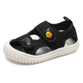 

Kids Shoes Baby Sandals Summer Boys Sneaker Girls Casual Sandals Velcro Design Anti-kick Beach Shoes Fashion Lightweight