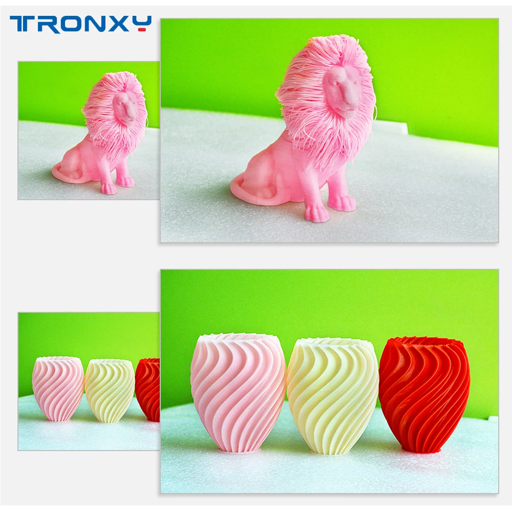 Tronxy X6A 3d принтер полная металлическая рамка сенсорный ЖК-дисплей Авто Уровень Тепловая Потеря мощности восстановление для печати нити обнаружения новейший