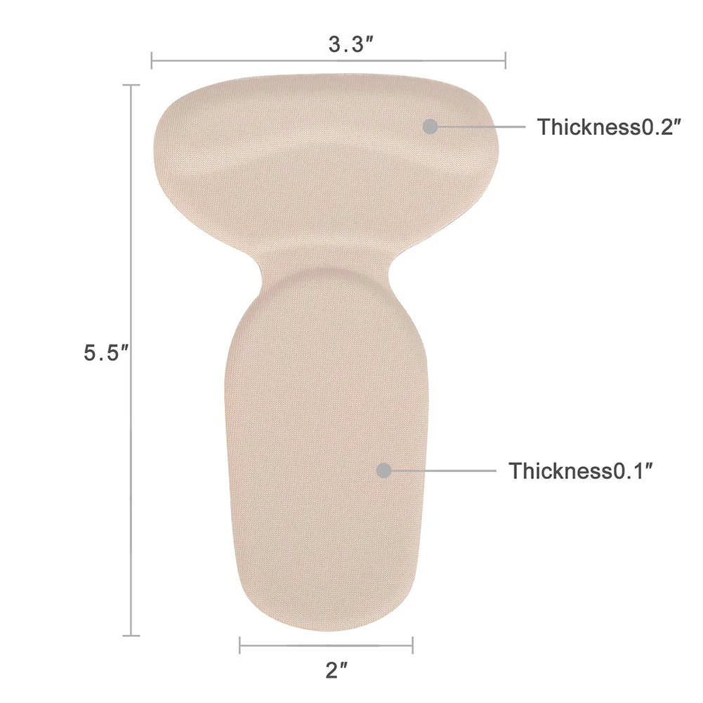 Shoe Pads Women Heel Cushion Blister Prevention Heel Grips Washable Inserts Reusable Non Slip Useful For Loose Shoes Practical