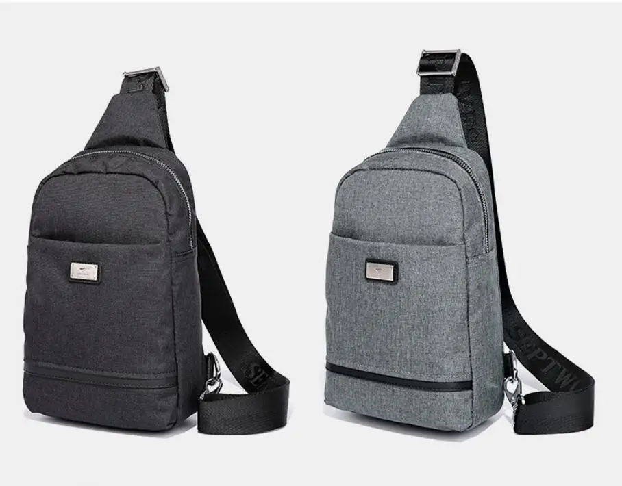 Men's Waist bag new earth tide leisure Oxford fabric bag single shoulder cross tide brand Septwolves male Satchel
