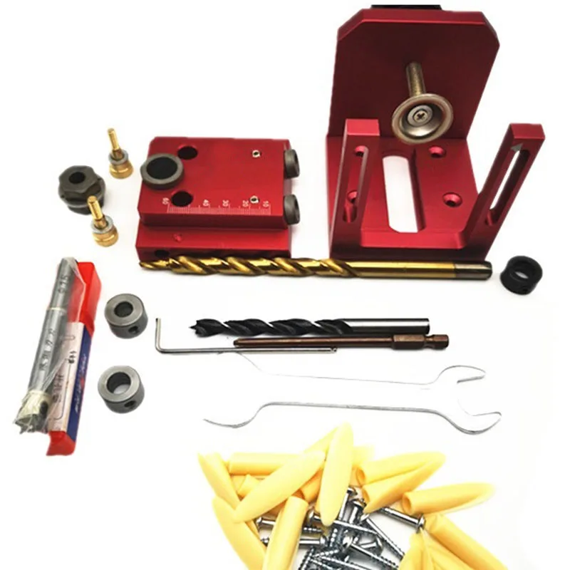 

Woodworking Slots 3 In 1 Round Drill Punching Hole Opener Locator Woodworking Tools