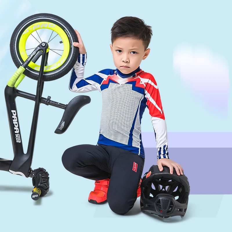 Conjunto de ropa de ciclismo para niños, Jersey deportivo transpirable de manga ropa de verano para bicicleta de equilibrio, 2021 - AliExpress Deportes y entretenimiento