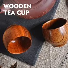 Практичный из дерева чашка 50 мл мини-бар деревянный Ресторан чашка кружка прочный сок вина дома Кофе ручной работы из натурального