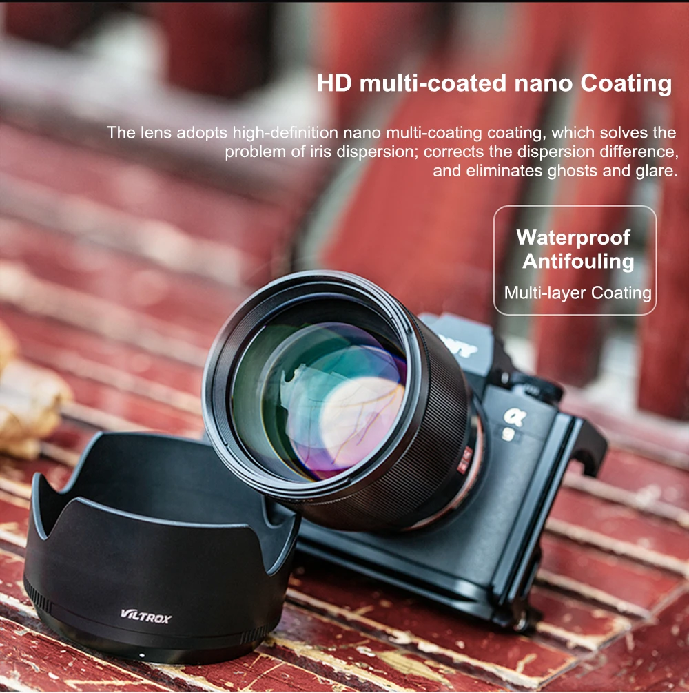 Viltrox 85 мм f1.8II STM с автофокусом полнокадровый портретный основной объектив для Fuji X