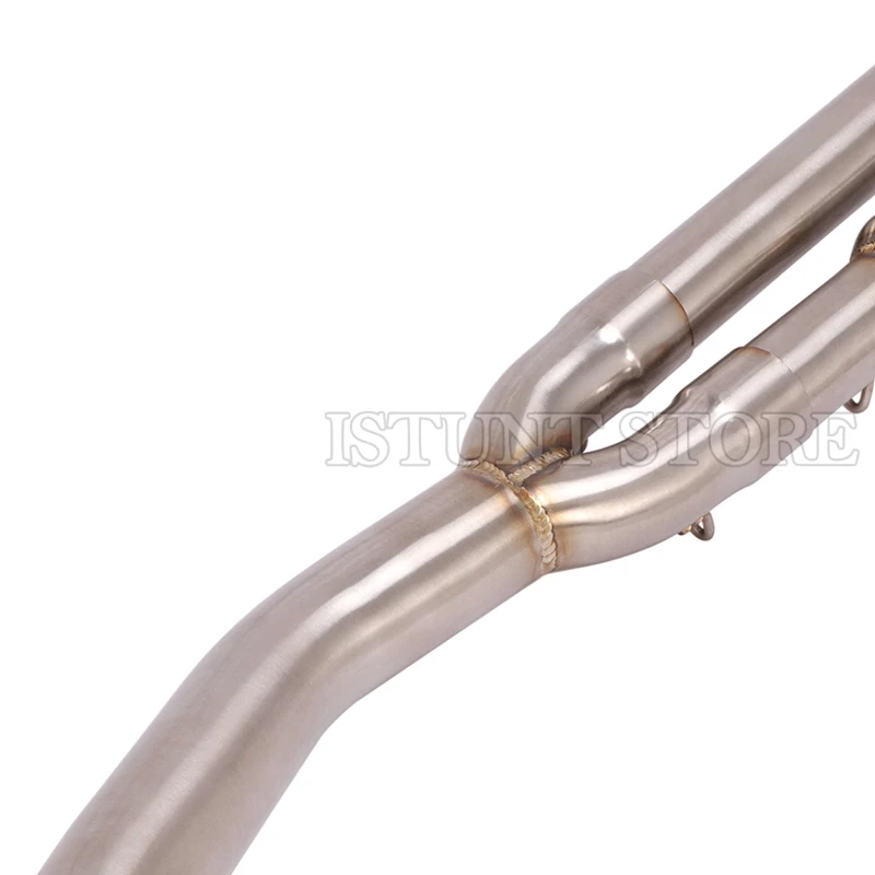 Slip On Motorcycle Exhaust Catalytic Escape Bike Modified Front Connecting Middle Link Pipe Muffler For Kymco AK550 AK 550 Tube - Image 4