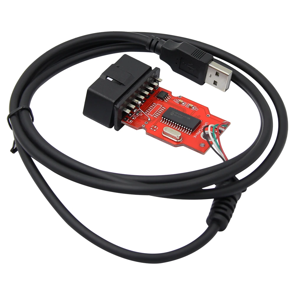 VAG K + CAN Commander 5 с чипом FT232RL PIC18F258 OBD2 Диагностический кабель OBD для VW/SKODA/SEAT/AUDI|Кабели