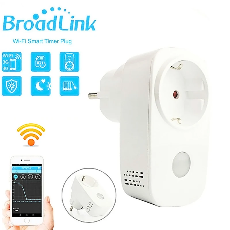 Broadlink SP3 SP3S розетка США ЕС умный дом WiFi Разъем измерителя питания приложение дистанционное управление работа с Alexa Google Home Android IOS горячая распродажа
