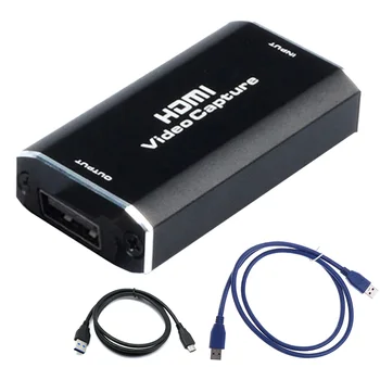 

Recording Live Broadcasting Gaming Video Card 1080P 30fps HDMI To USB 2.0 Plug And Play Audio Real Time High Definition