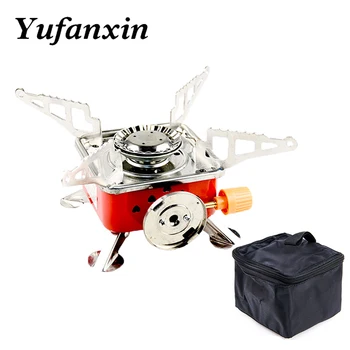 

Mini Camping Stoves Cooker Folding Outdoor Gas Cooker Stove Portable Furnace Cooking Picnic Split Stoves Cooker Wholesale