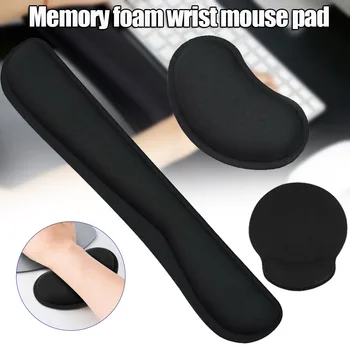 

Keyboard Wrist Rest Pad Mouse Slow Rebound Memory Foam Wrist Rest Support Cushion @M23