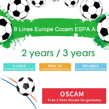 

Satxtrem Cccam ESPA A Clines For 1/2/3 Years Europe 8 Lines Ccams Spain Stable Ccam Server HD Oscam Germany Satellite TV Decoder