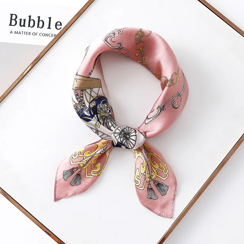 

Women's Silk scarf Small Square Business Wild Silk Printed Scarves designer headscarf luxury high quality headband fashion