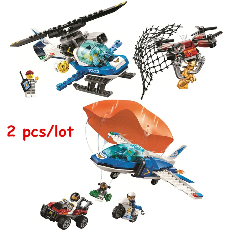 Lego City Policía del cielo Drone Chase 60207