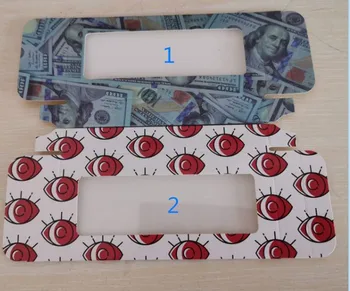 

2020 New lashes box /100pcs soft paper eyelashes packaging for false eyelashes