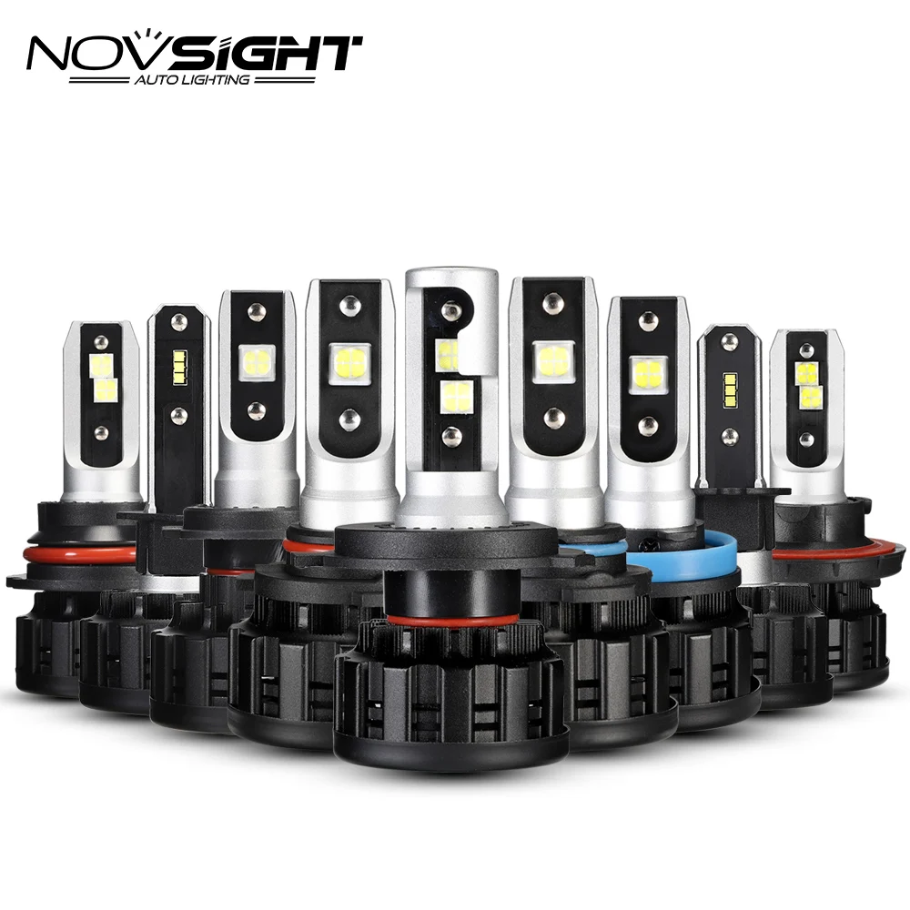 NOVSIGHT светодиодный фар автомобиля H4 H7 H11 H1 CSP 18000Lm яркие лампочки 9005/HB3 9006/HB4 H13 9007 H3