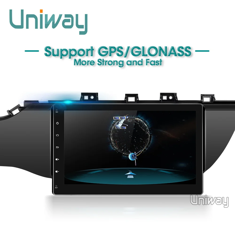 Clearance uniway A17K21071 2G+32G Octa 8 core  android 8.1  car dvd for kia k2 rio 2016 2017 multimedia car radio gps 3