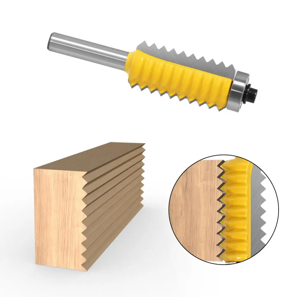 Router-Bit Milling-Cutter Finger-Joint-Glue Woodworking Cone Wood-Tenon 8mm Shank