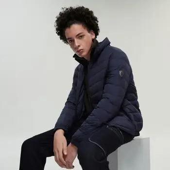 

BOSIDENG 2020 New down jacket men's loose large size light short coat fashion basic packable B00131005B