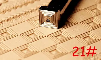 

1pc 21# Steel Leather Craft Steel Carving Stamping Punch Stamper Tool - Stylus Spoon Embossing Swivel Knife Cutter Punch Chisel