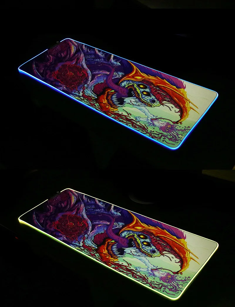 Mouse Pad Gaming XXL RGB con Diseño de Póker Negro H2657f32b6ef34365a7b5abb81d70a436d