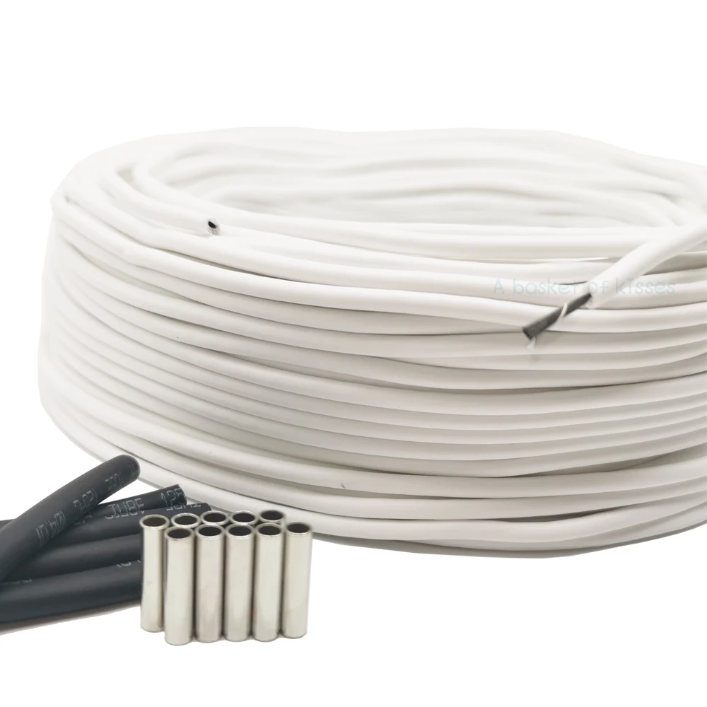 HRAG 50 м нетоксичный без запаха низкая стоимость 12 к 33ohm углеродное волокно нагревательный кабель провод для обогрева пола высокое качество нагревательный кабель