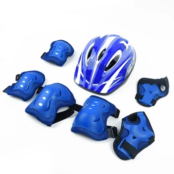 

7pcs/Set Kids Roller Skating Riding Cycling Helmet Knee Elbow Pads Wrist Guard
