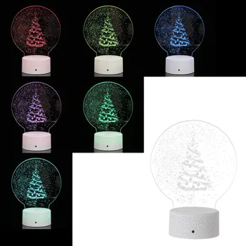 

1 Pc Decorative Portable Colorful Durable Night Light Touch Control LED Light Christmas Lamp for Home Shop Office