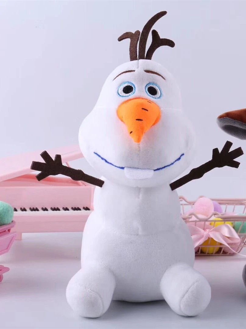 23 см Frozen2 Анна Эльза куклы Снежная королева Свен Олаф куклы-принцессы игрушки мягкие Frozen2 плюшевые детские игрушки День рождения Рождественский подарок - Цвет: Белый