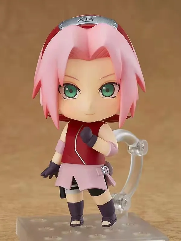 Hot 10cm Anime Figurine Original In Stock Beperkt Haruno Sakura Action Figure Movie&ampTV Puppets Collectible Model Toy | Игрушки и