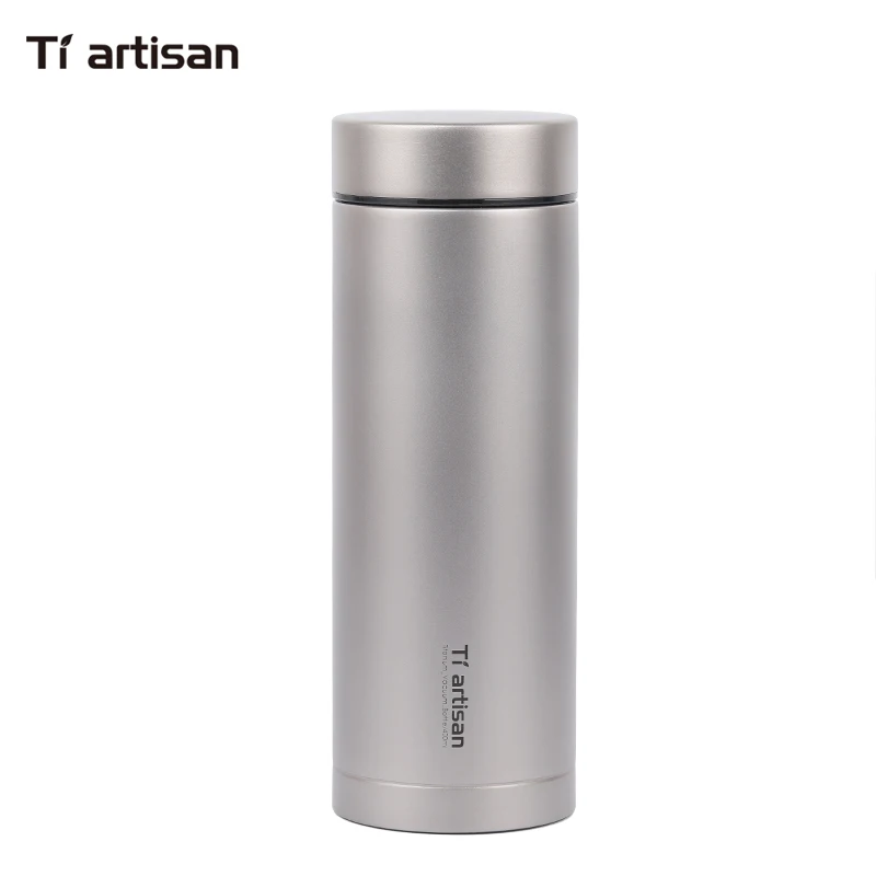Tiartisan Sport Двойная Стенка титановая Вакуумная чашка Глянцевая прочная