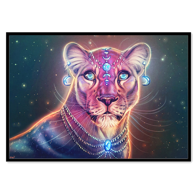 DIY Diamond Painting Animal Lion Tiger Bear Diamond Embroidery Mosaic Picture Cross Stitch Kit Home Decor New Year Gift