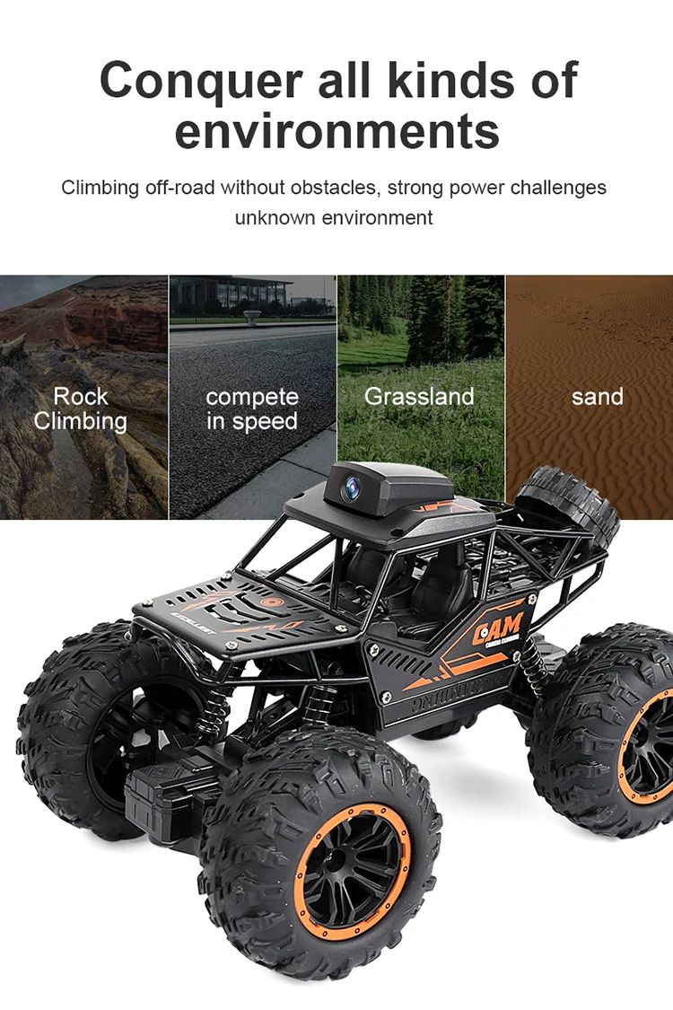 lightning mcqueen remote control car RC Car 2.4G WIFI FPV HD Camera Drift Climbing Car APP Remote Control High Speed Remote Video Off-road Trucks Toys For Kids gas powered rc cars