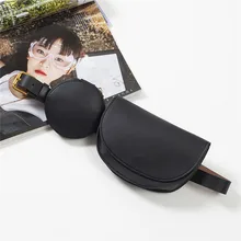 Модная женская мини-сумочка на ремне поясная сумка из искусственной кожи кошелек-брелок для ключей кошелек