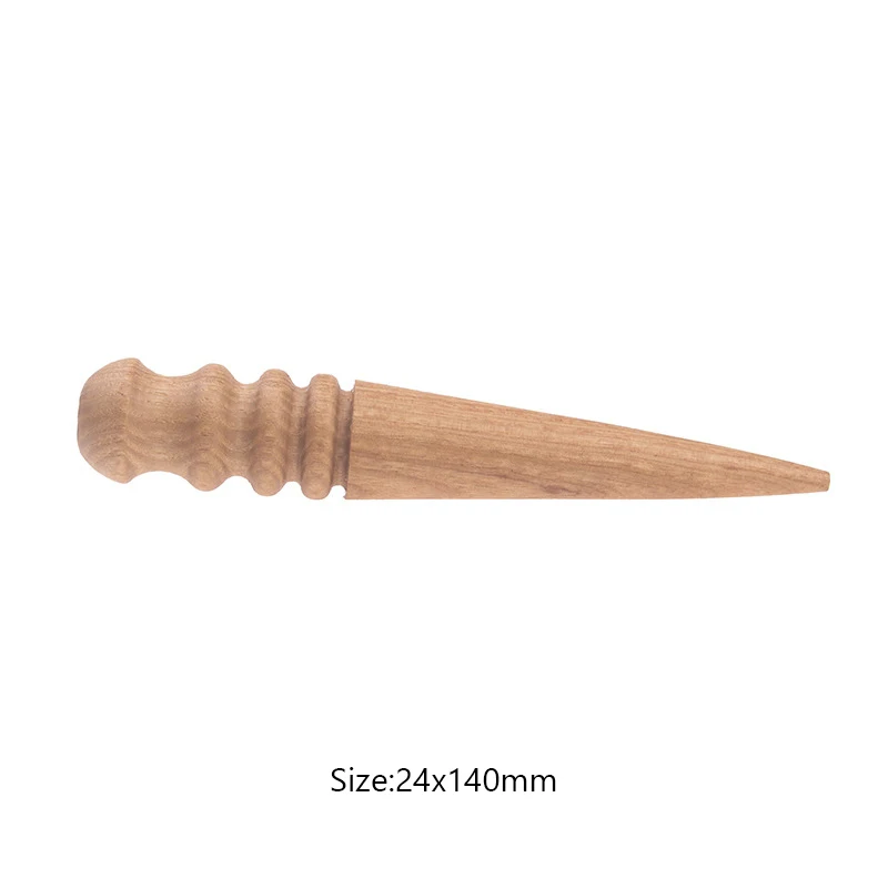 Hand Made Multi-Size Burnishing Rod For Handwork Leather Craf For Leather Craft Edges Slicker Round Wood Diy Craft Tool